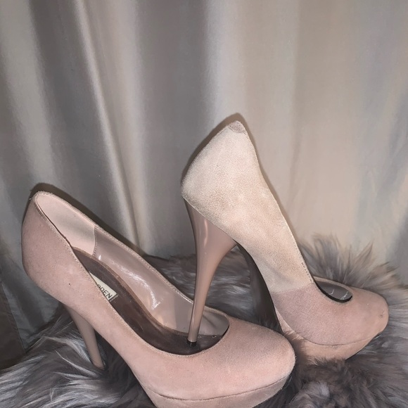 Steven Madden Mauve Suede Platform Stiletto Heels - Picture 1 of 1